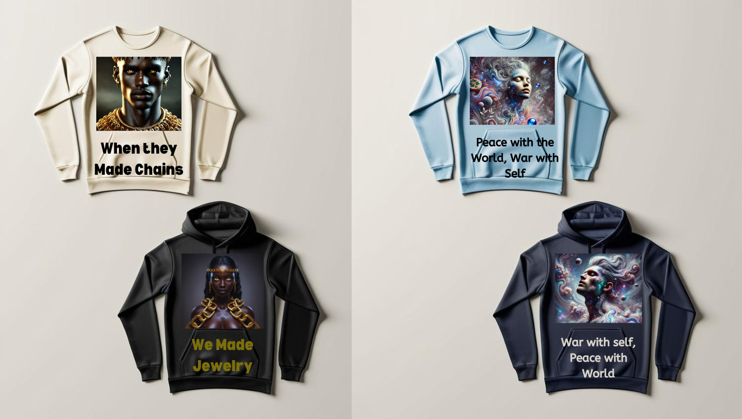 Hoodies and long sleeves